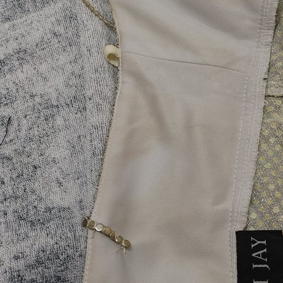 BARI JAY FORMAL/PROM FULL LENGTH GOWN WITH RHINESTONE SPAGHETTI STRAPS SIZE13/14 - Picture 11 of 14